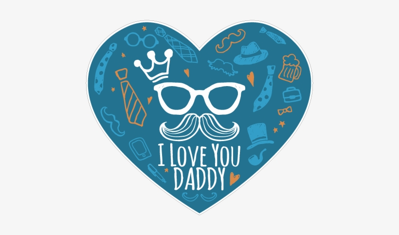 I Love You Daddy - Stickers Dia Del Padre, transparent png #2159622