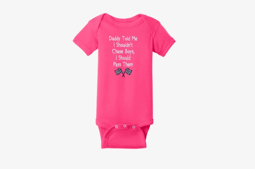 Daddy Told Me Embroidered Infant Onesie - Race For The Cure T Shirts, transparent png #2159746