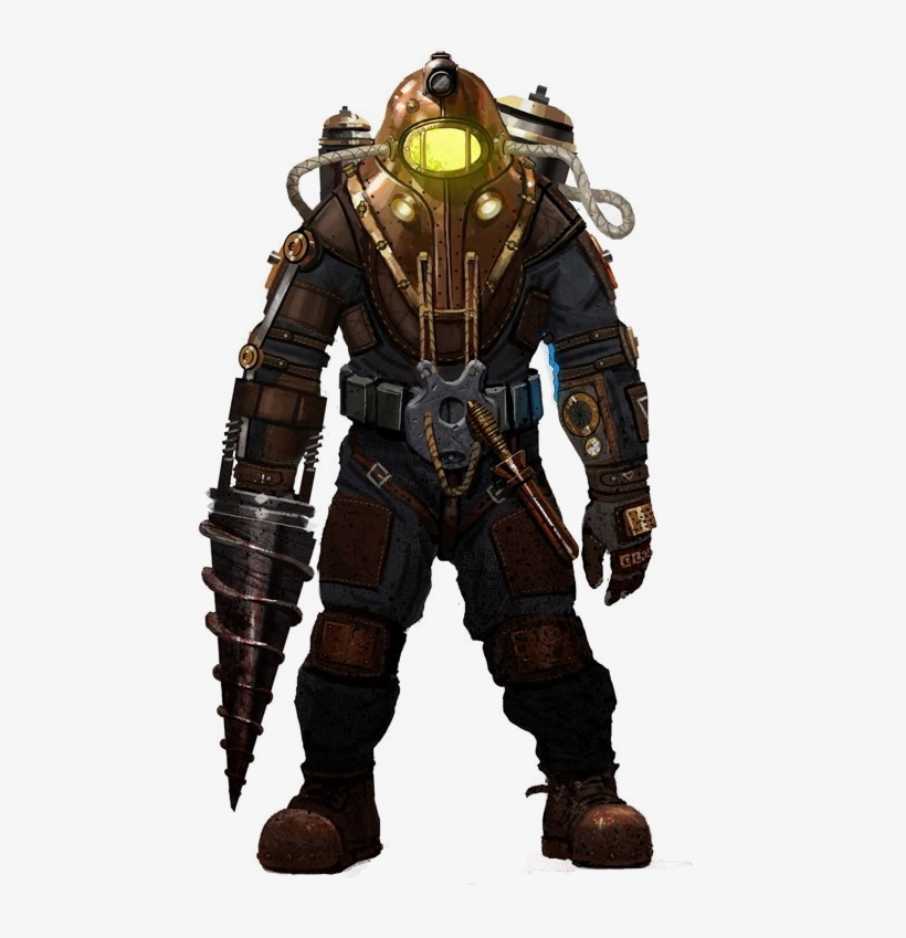 Big Daddy Png Image - Big Daddy Bioshock, transparent png #2159987