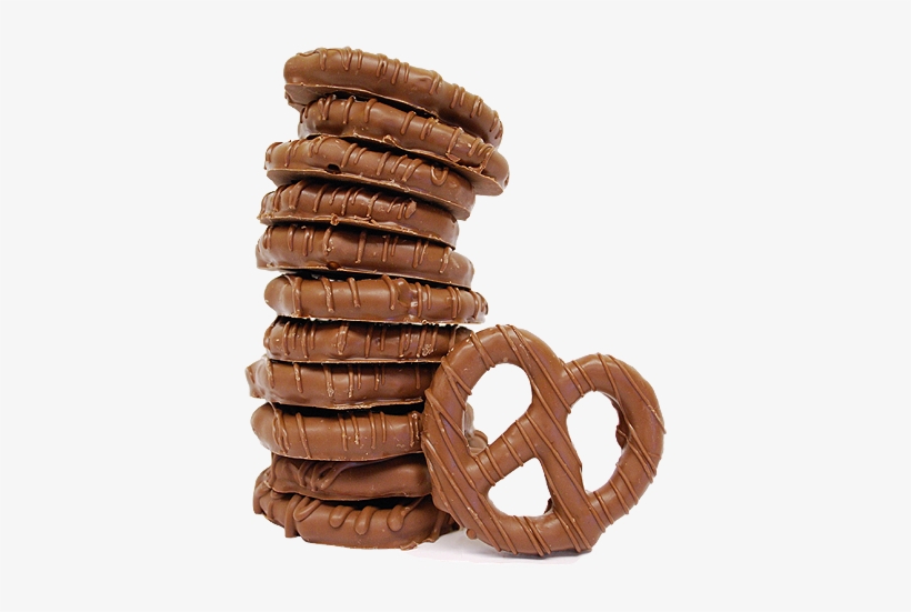 Gourmet Milk Chocolate Covered Pretzel Twists For Fresh - Milk Chocolate Covered, transparent png #2160548