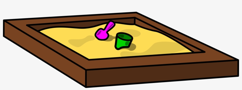 Sand Castle Clipart Sand Table - Sand Box Clipart, transparent png #2160616