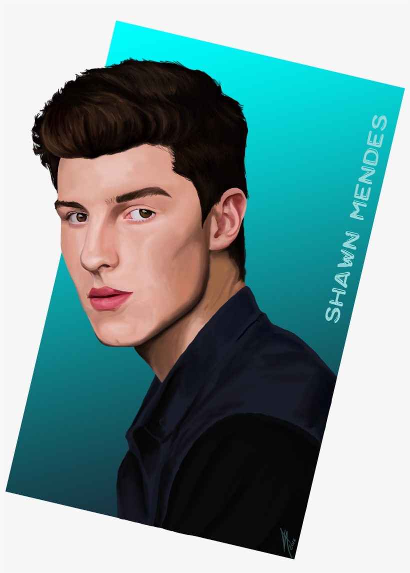 Shawn Mendes Portrait As A Gift - Poster, transparent png #2160765