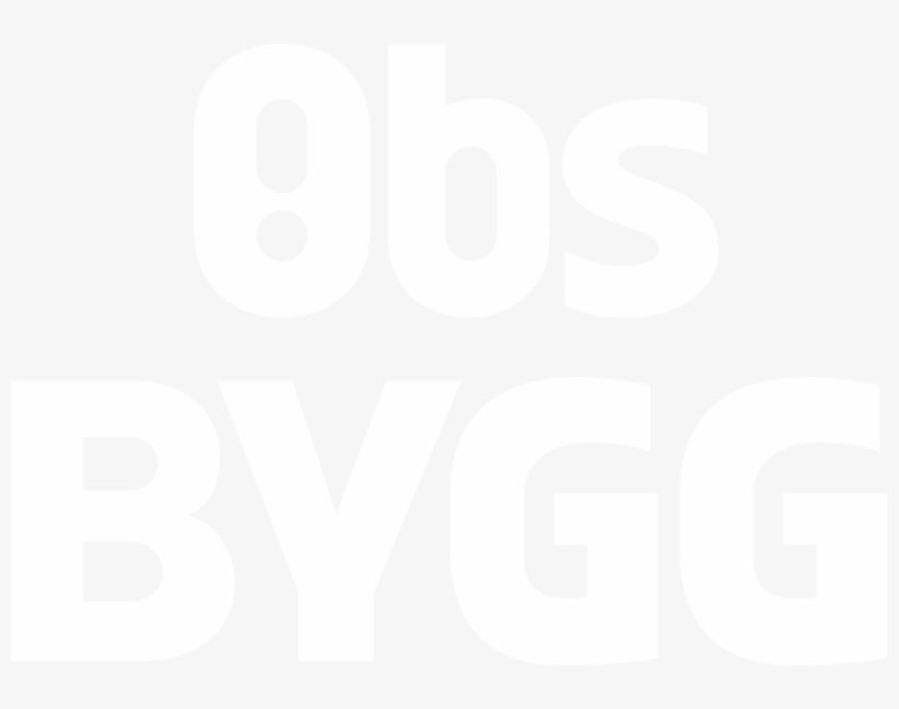 Obs Bygg Logo Uten Ramme - Obs Bygg, transparent png #2160835