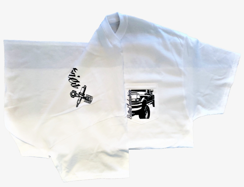 Image Of Shifted Industries Obs White Pocket T - Clothing, transparent png #2160966