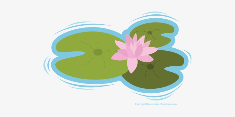 Single Clipart Lily Pad - Lilypad Clipart, transparent png #2161368