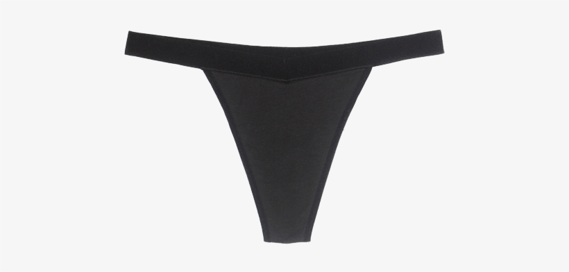 Cotton Thong Black V=1536430341 - Thong, transparent png #2161410