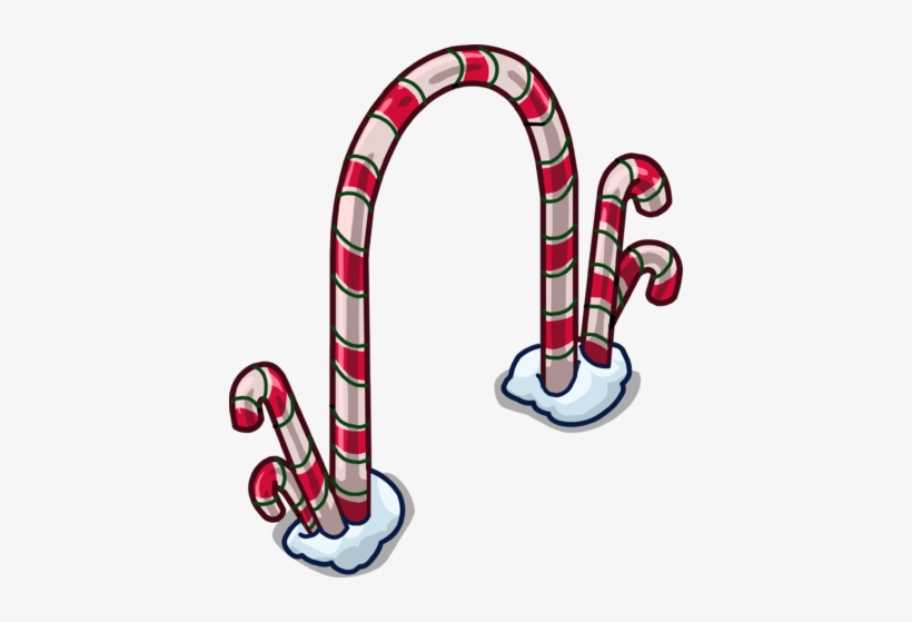 Candy Cane Arch Sprite 003 - Wiki, transparent png #2161486