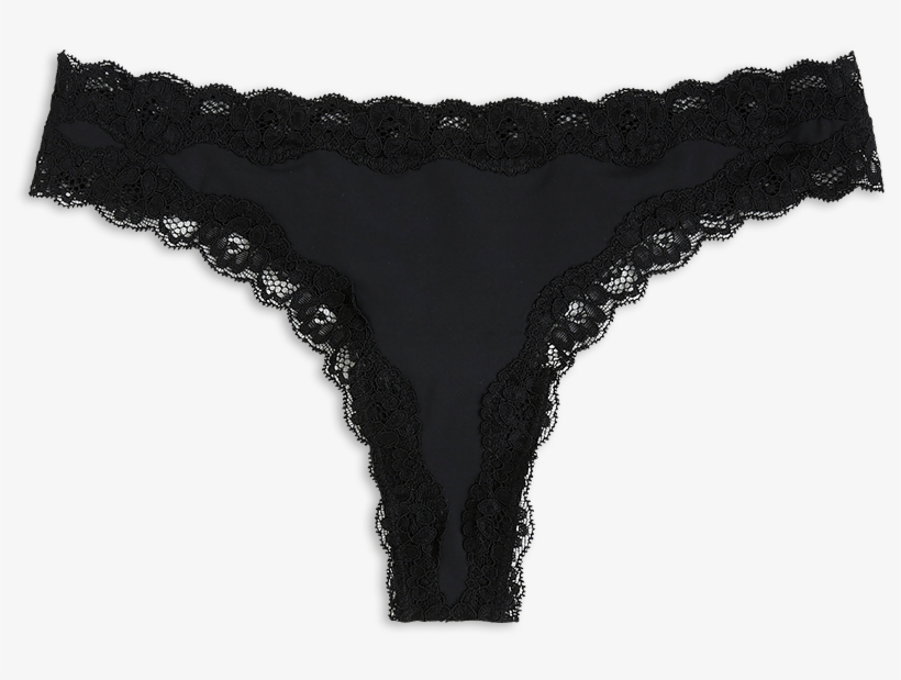 Thong Low Black - Thong, transparent png #2161579