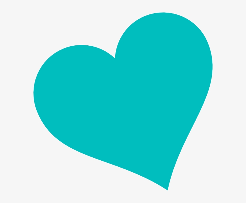 Blue Heart Clip Art At Clker - Blue Heart Vector Png, transparent png #2161630