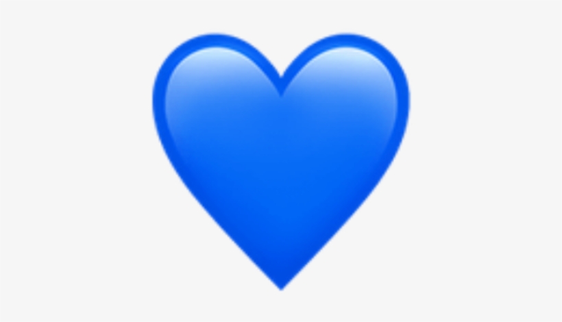 Blue Heart Emoji Art Photography Decoration Bynisha - Blue Heart Emoji Transparent, transparent png #2161662