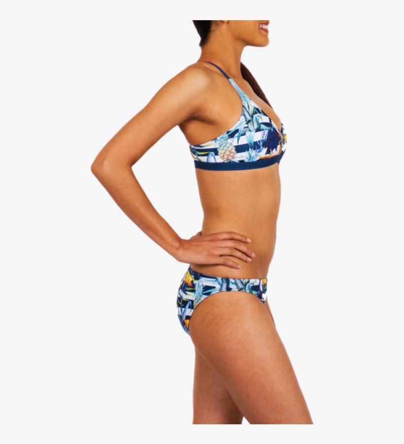 Toucan Do It Bikini Twist Top - Sari, transparent png #2161834