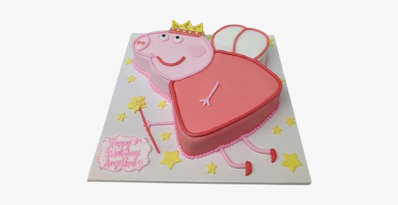 Peppa Pig Cake - Peppa Pig Fudge Cake, transparent png #2162386