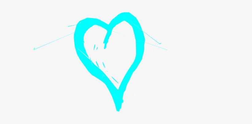 Aqua Heart Clip Art - Aqua Hearts, transparent png #2162415