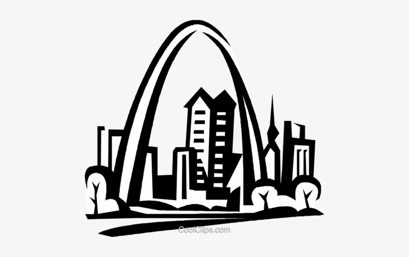 Gateway Arch, St - St Louis Arch Clip Art, transparent png #2162583