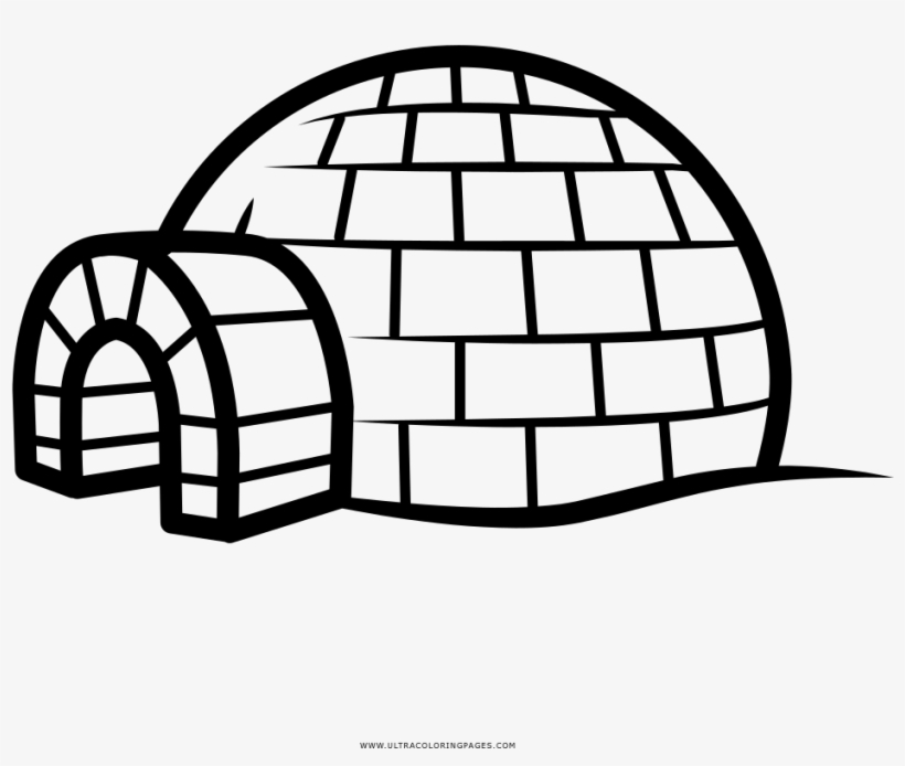 Download Igloo Coloring Pages