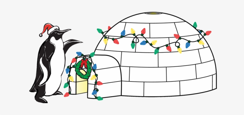 Png Image - Christmas Igloo Clipart, transparent png #2162934