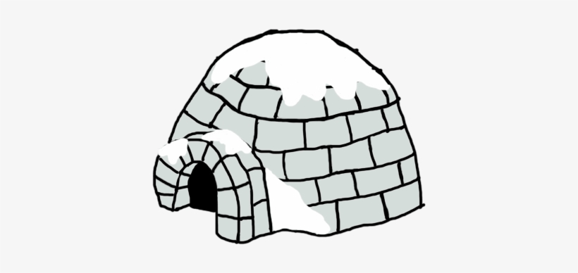 Igloo Vector Sketch - Igloo, transparent png #2162967