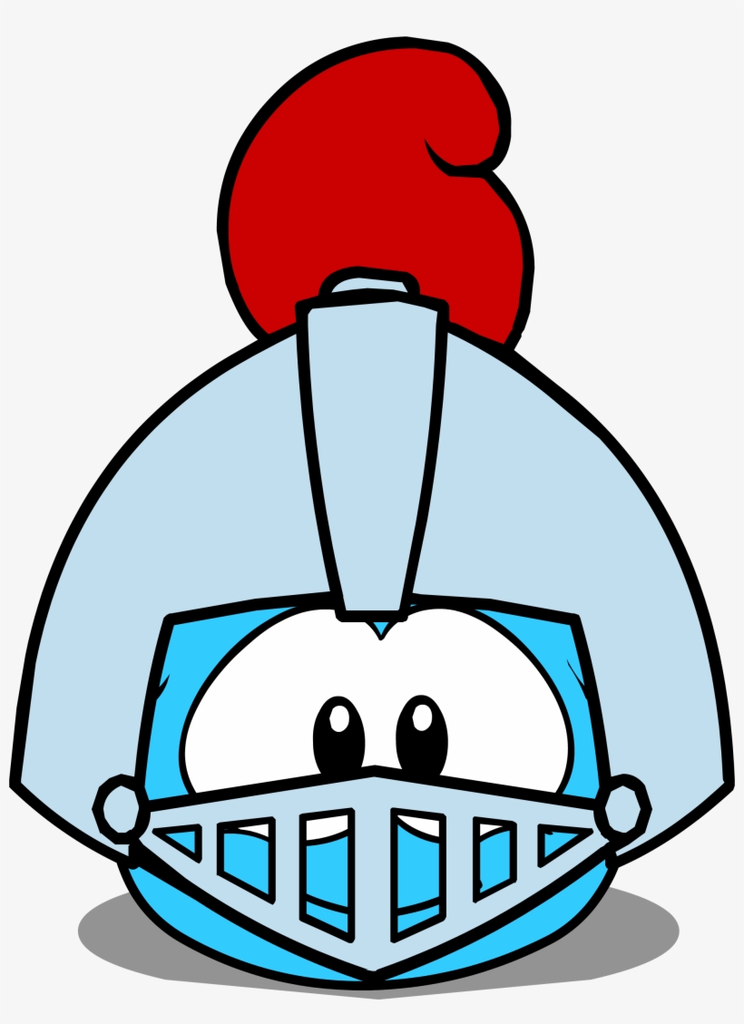 Puffle Hats Knight Helmet Id 81 Igloo - Club Penguin Puffles Hats Id, transparent png #2163093