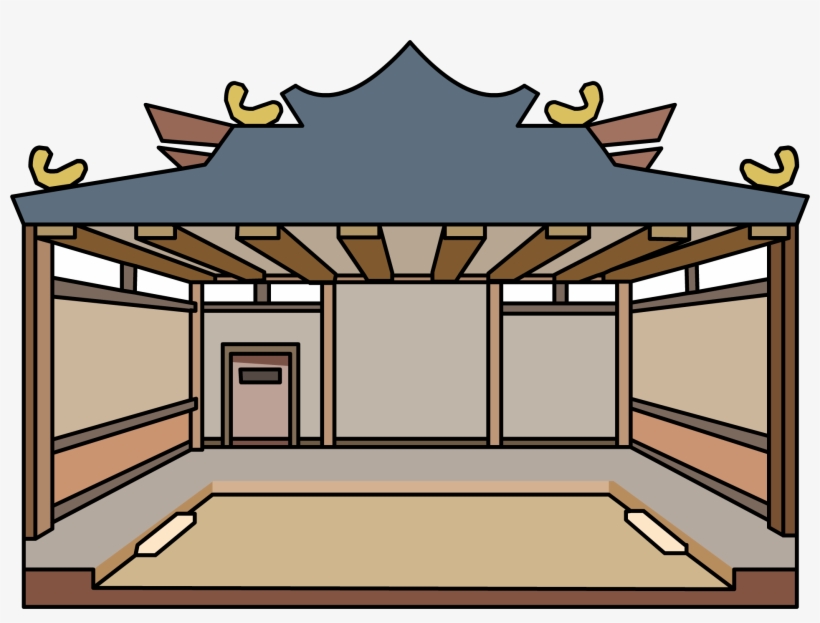 Clipart Royalty Free Download Igloo Clipart Scene - Club Penguin Dojo Igloo, transparent png #2163345
