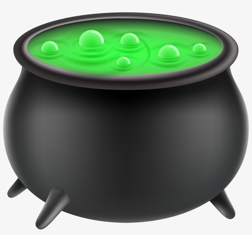 Halloween Witch Cauldron Png Clip Art Image, transparent png #2163471