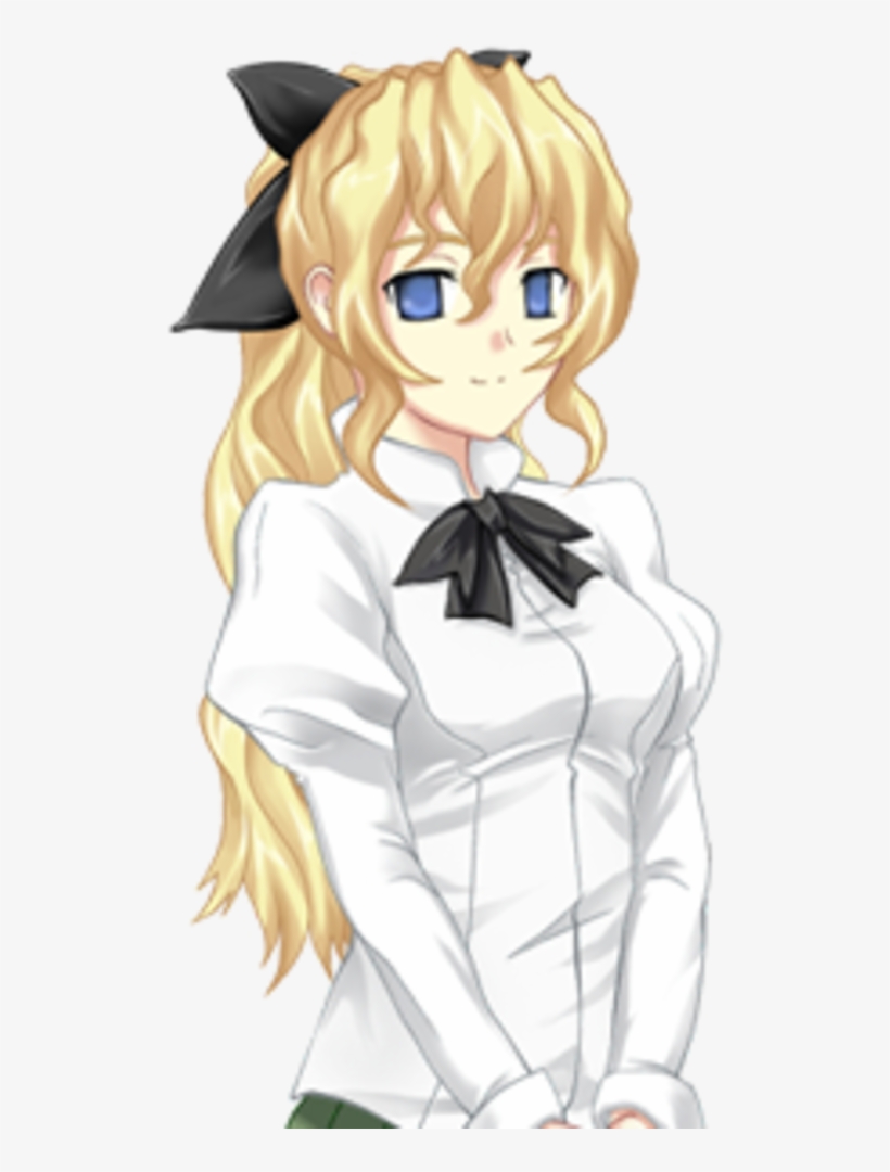 Cute Anime Blond Girl, transparent png #2163896