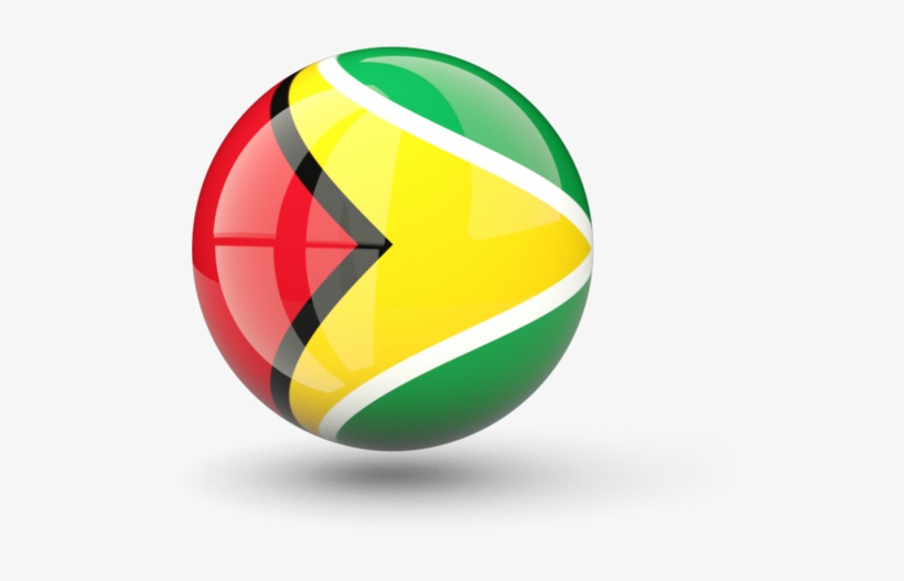 Illustration Of Flag Of Guyana - Guyana Flag Icon Png, transparent png #2164253
