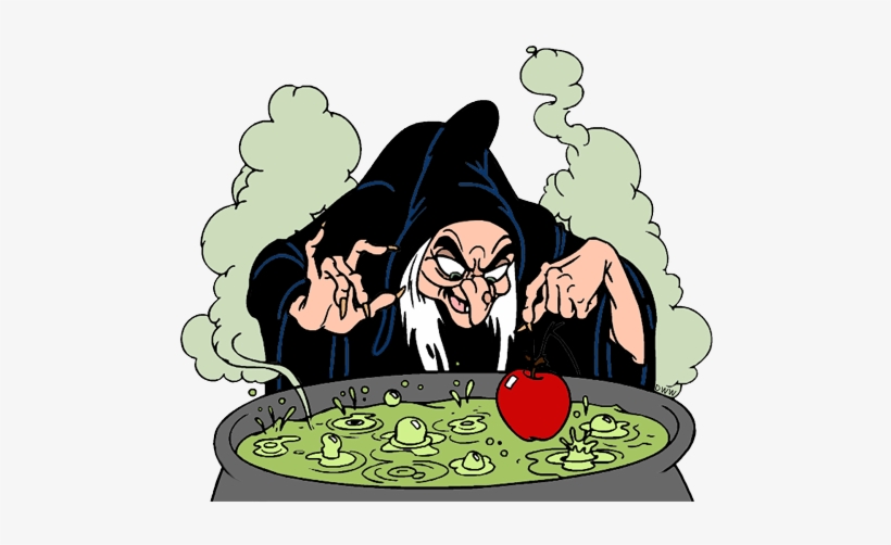 Witchcraft Clipart Witch's Cauldron - Witch With Cauldron Clipart, transparent png #2164427