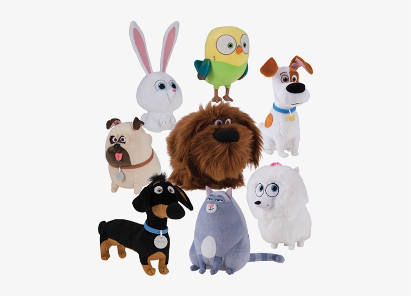 7″ Secret Life Of Pets Assortment Dozen Action Enterprises - Secret Life Of Pets Plush Collection, transparent png #2164450