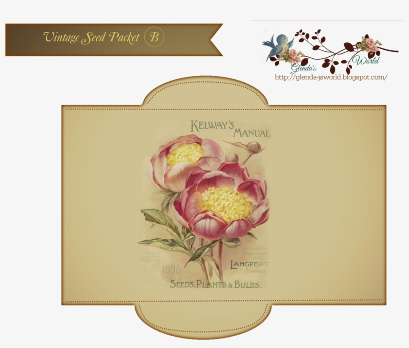 Displaying Seed Pak - Tin Sign: Kelways Manual, 40x30cm., transparent png #2164639