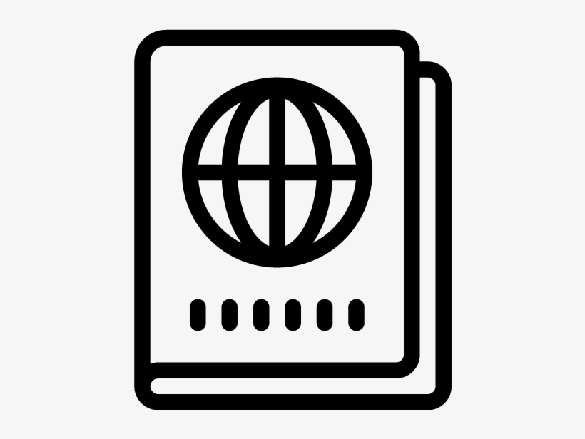 Vb Icons Passport - Passport White Icon, transparent png #2165167