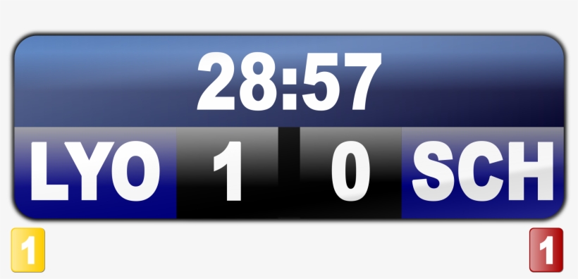 This Free Icons Png Design Of Video Soccer Score Display, transparent png #2165347