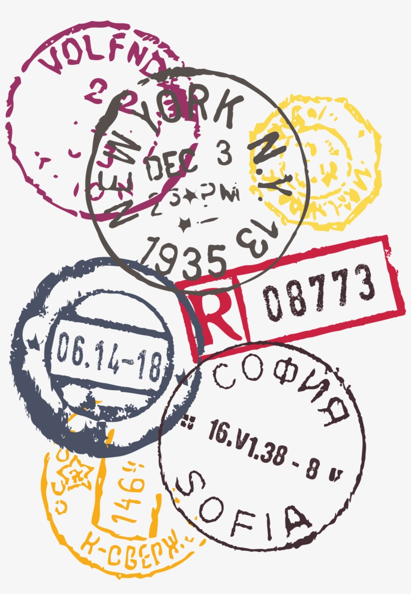 Passport Stamp Png, transparent png #2165439