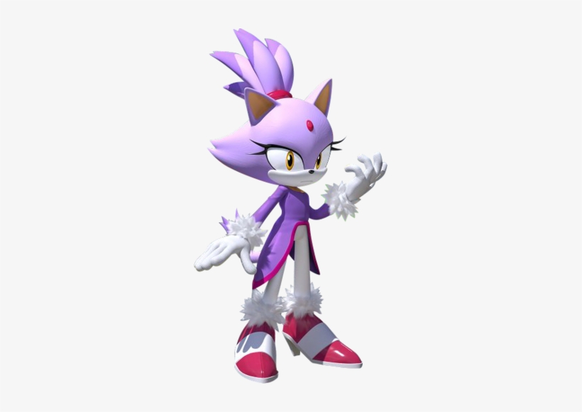 Blaze The Cat - Team Sonic Racing Blaze, transparent png #2165935