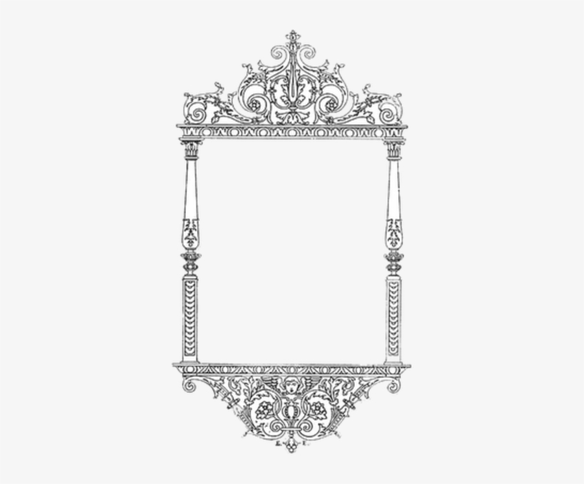 Frame Filigree Silver - Silver Border Frame Png, transparent png #2166011