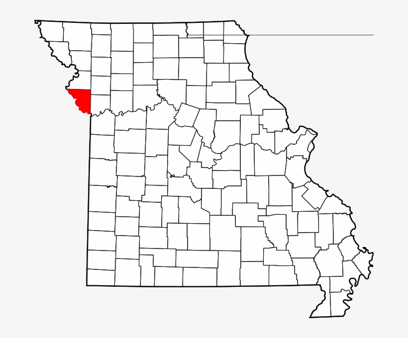 Map Of Missouri Highlighting Platte County - Polk County Missouri, transparent png #2166040