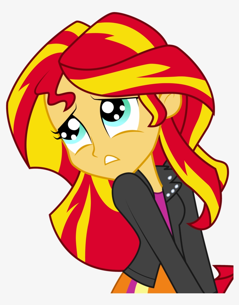 Sunset Shimmer Png Picture Library - Equestria Girls Sunset Shimmer Cute, transparent png #2166104