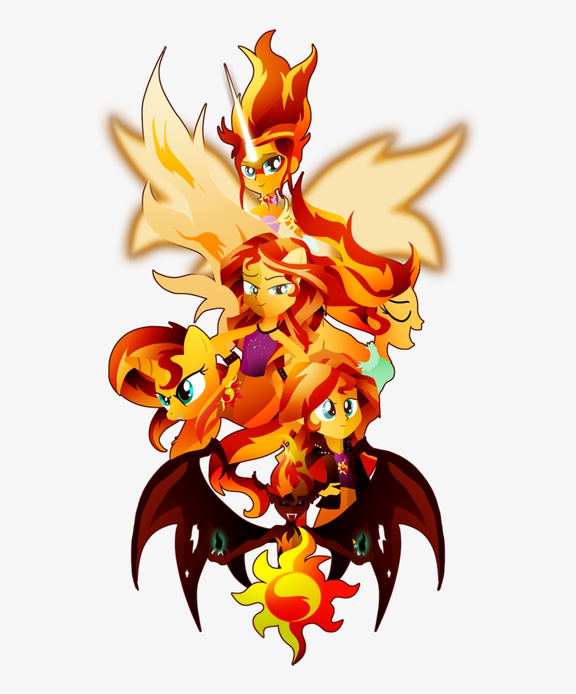 Ii-art, Cutie Mark, Daydream Shimmer, Equestria Girls, - Sunset Shimmer Daydream, transparent png #2166484