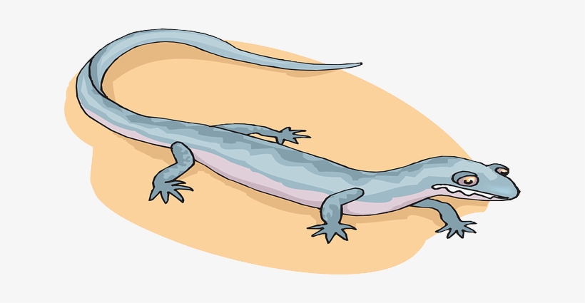 Sand, Blue, Cartoon, Ground, Art, Salamander, Reptile - Salamandra Animado Png, transparent png #2166508