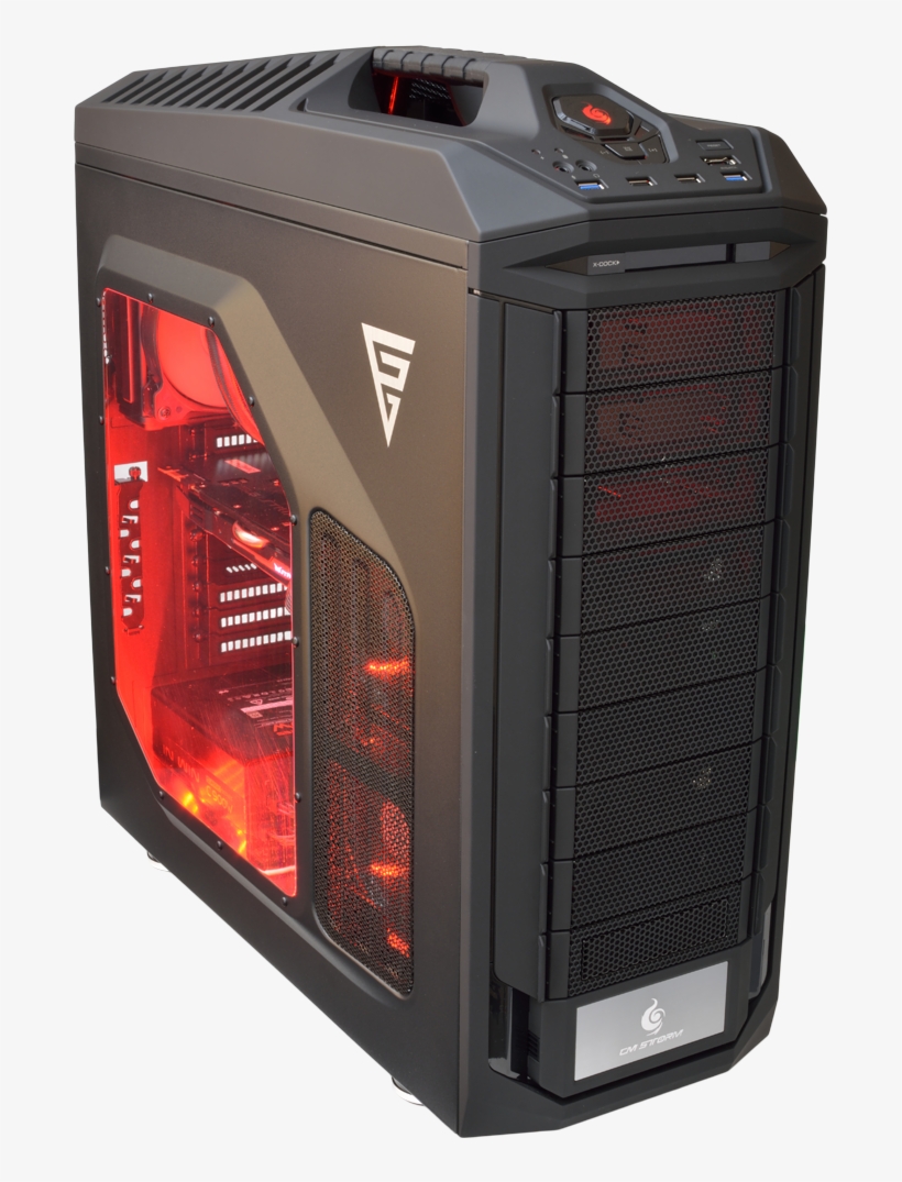 Quantum - Gaming Pc Red Led, transparent png #2166811