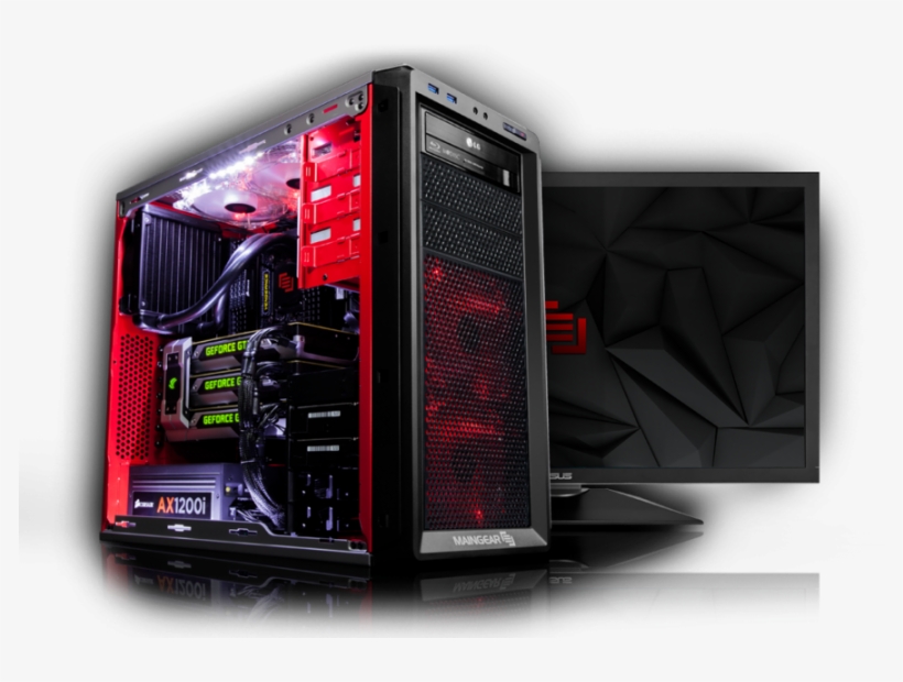 Building A Gaming Pc - Power Supply Sleeving Maingear, transparent png #2167559