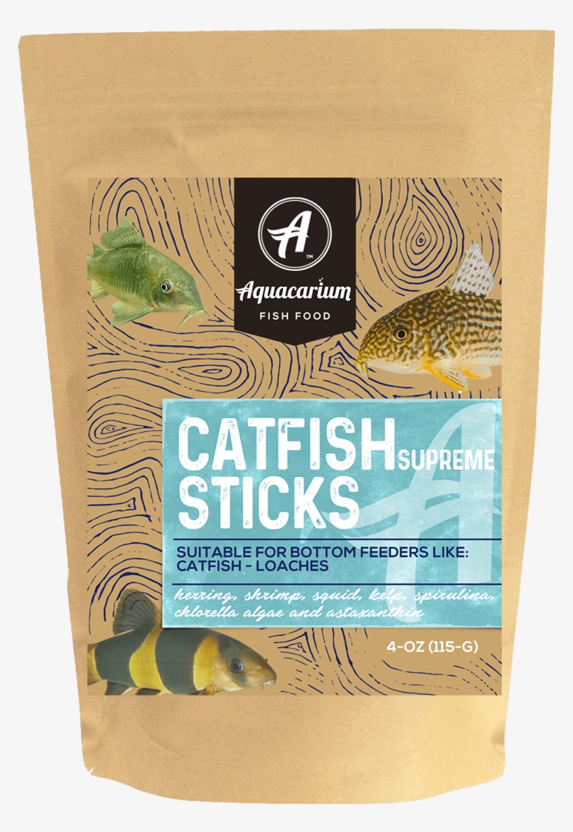 Aquacarium Catfish Sticks Fish Food - Aquarium Fish Feed, transparent png #2167560