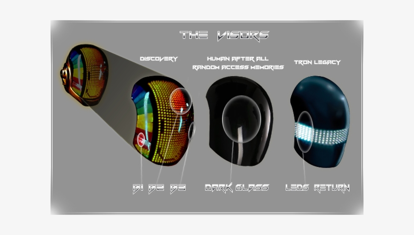 Visors - Daft Punk Golden Helmet, transparent png #2167601