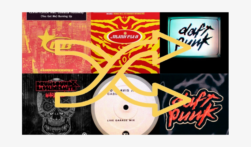 Shuffle Button, Volume - Daft Punk - Homework (2lp), transparent png #2167626