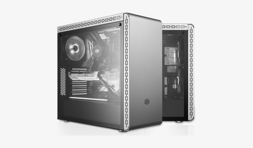 Budget Gaming Pc India - Cooler Master Masterbox Ms600, transparent png #2167939
