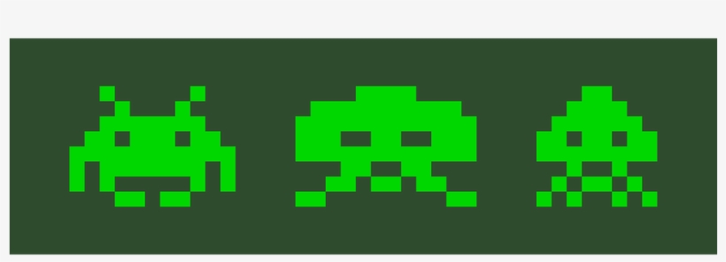 Space Invaders Characters - Space Invaders 80s, transparent png #2168196