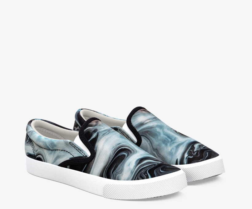 60610 1165 600 Gravityi Galaxyeyes Blue Slipon Front3q - Slip-on Shoe, transparent png #2168461