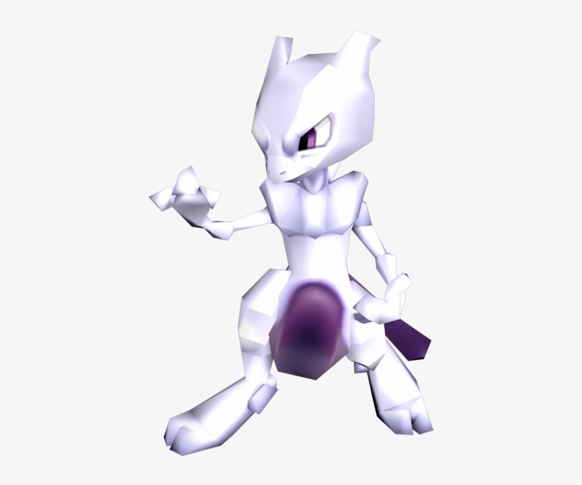 Download Zip Archive - Mewtwo Pokemon Stadium, transparent png #2168490