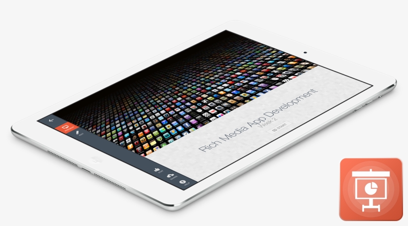 0 Is Presentation App Born For The Ipad - Ipad App Mockup Png, transparent png #2168681