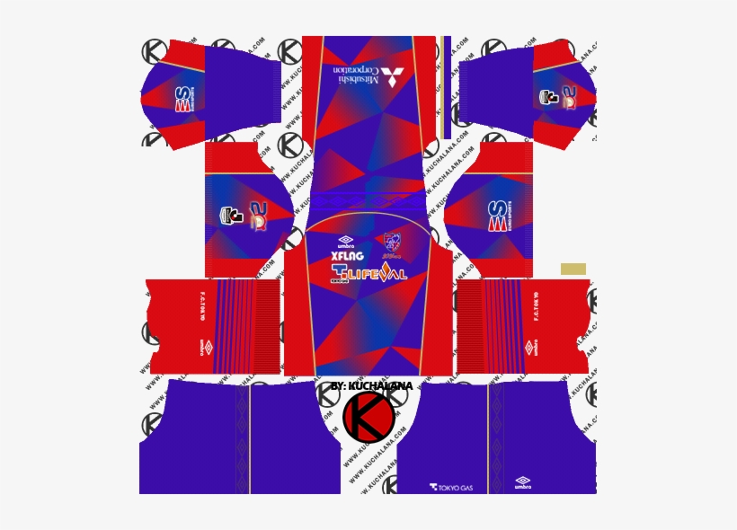 Tokyo Fc東京 Kits - Dream League Soccer 2018, transparent png #2169162