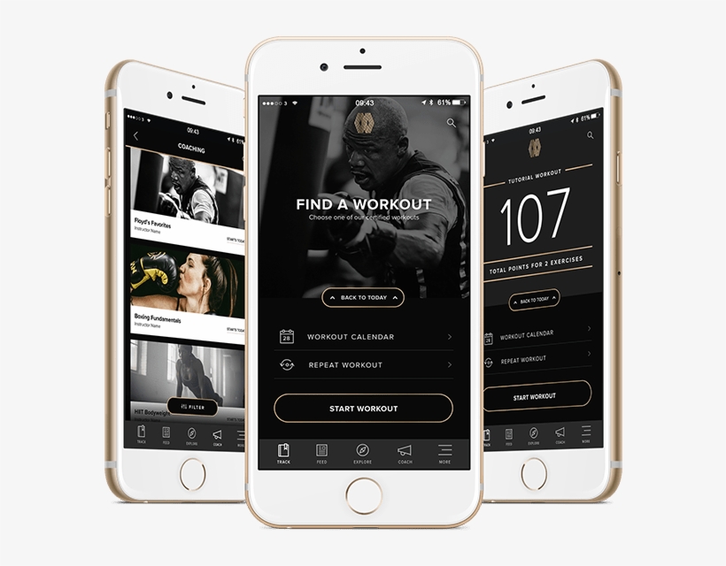 Mayweather Boxing Fitness - Mobile Phone, transparent png #2169750